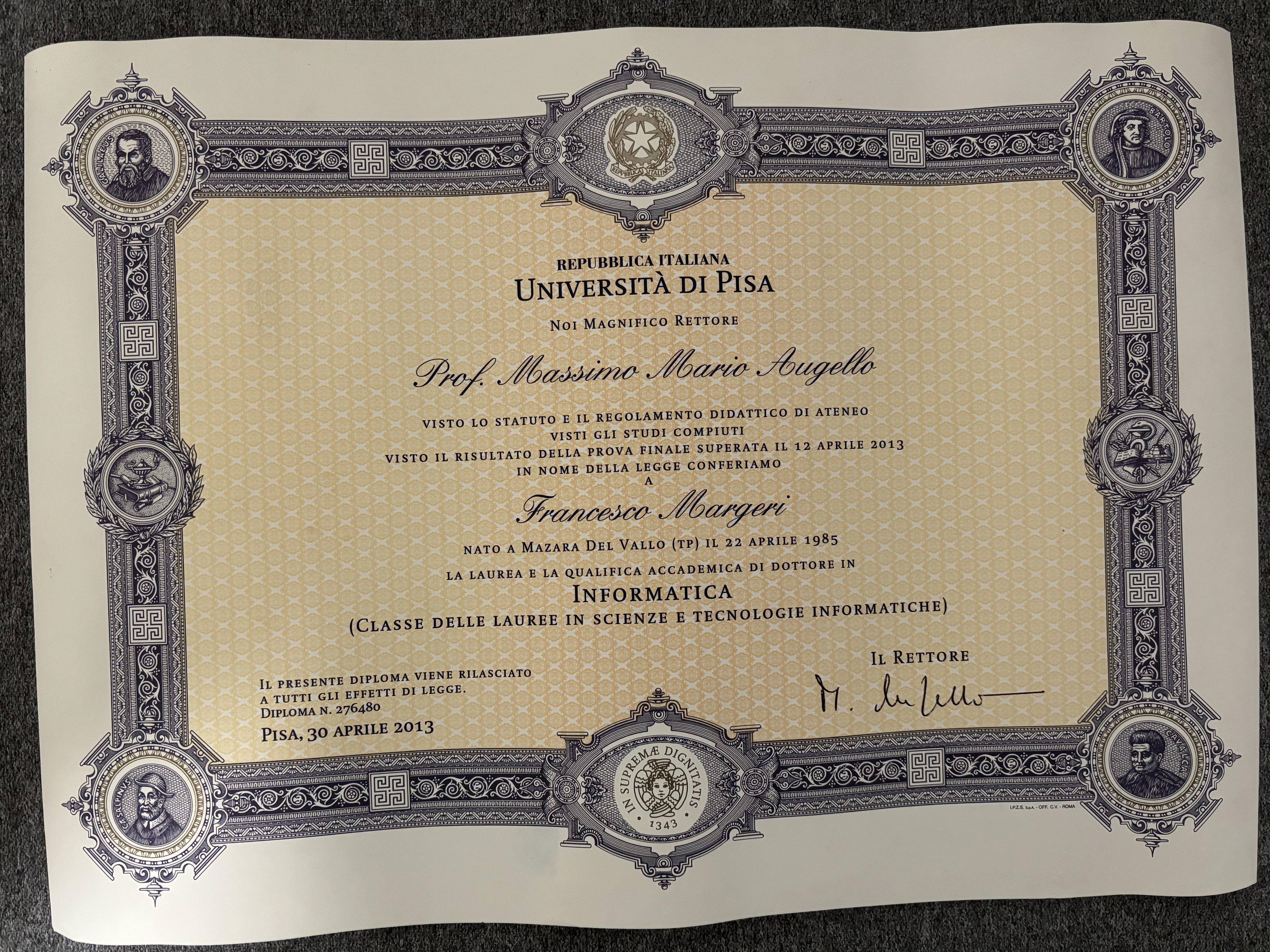 Foto della Laurea
